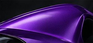 Satin violet panel