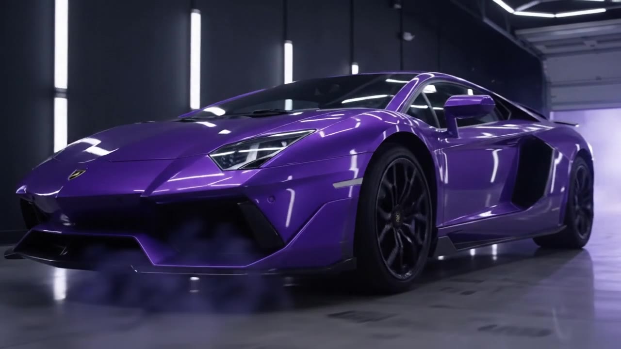 Supercar in Electric violet