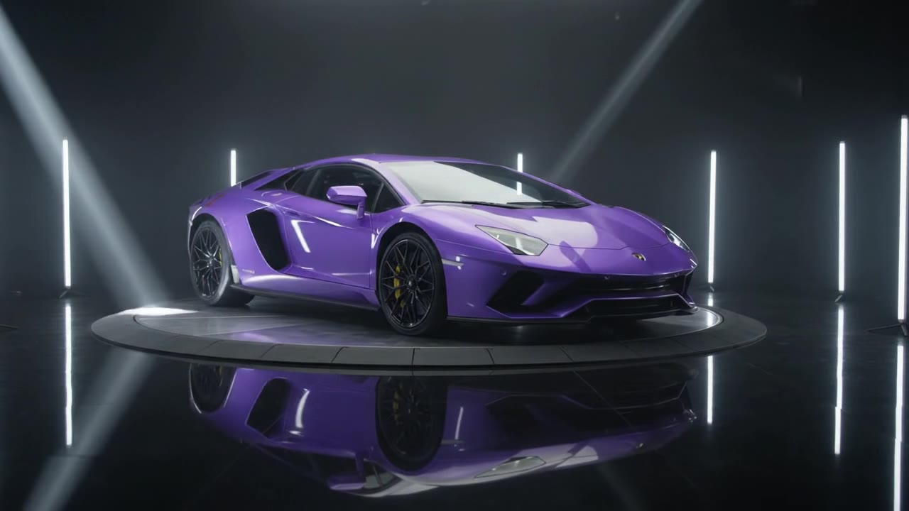 Supercar in Electric violet gloss